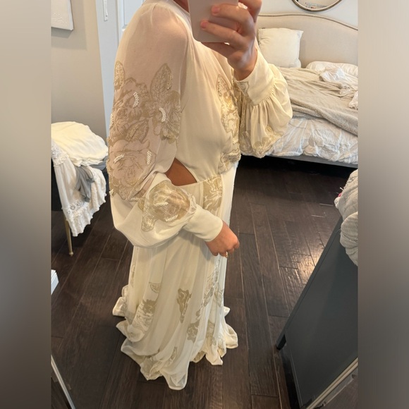 NWOT ASOS EDITION embellished print maxi dress - Picture 5 of 15